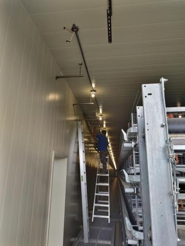 翔賀水電企業社 - 新增線架安裝