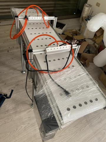 崴澤自動化工作室 - 吹風式輸送帶