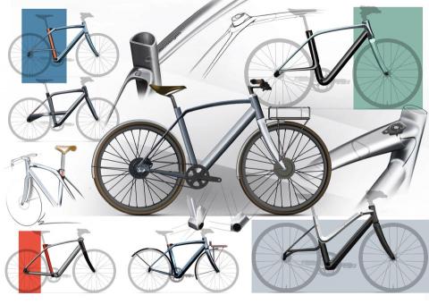 PQ - 自行車草圖