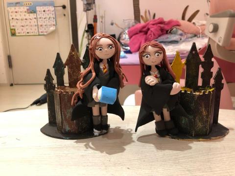 周雨潔 - 5歲與9歲黏土捏塑