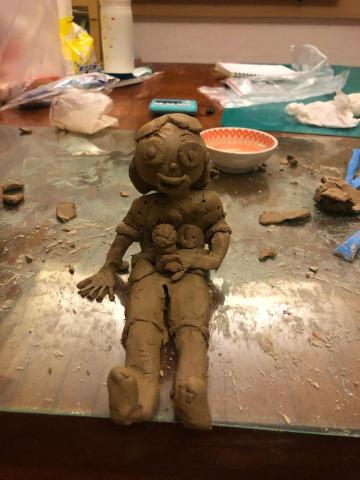 周雨潔 - 小二美術資優班立體課程陶土培訓