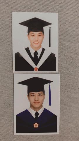 柯玠甫 - 成大學士與碩士照