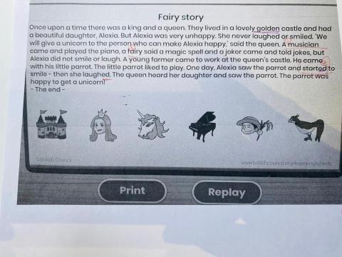 Rise Up English Tutoring - 利用綱路學習資源，幫助三年級公立小學學生，完成第一次寫作。