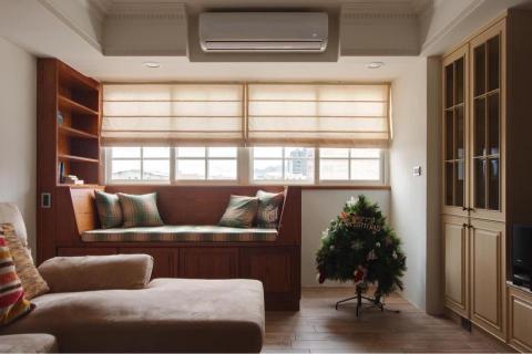 曹志偉 - 北投住宅臥榻窗景