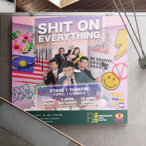 Anson 安勝 - 來自馬來西亞的網紅&mdash; BBK Network 舉辦他們人生的第一場脫口秀。 而當時原本有另一位設計師來執行，但最後客戶方不滿意而找上了我。 