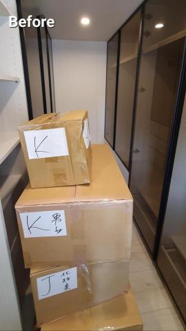 心.整理▪︎Fiona▪︎ - 新居落成之更衣室區。