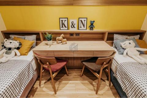 曹志偉 - 小孩房讀書區及磁鐵背牆