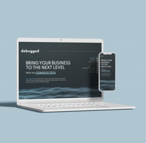 Anson 安勝 - 來自馬來西亞的debugged網站設立團隊需要一個精美的門面，而通過關係找上了我。 要求他們要有清新的頁面，讓大家看了覺得新穎。 