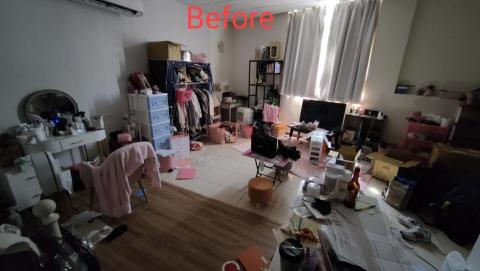 居家整理收納師 淑玲 - 大主臥整理前