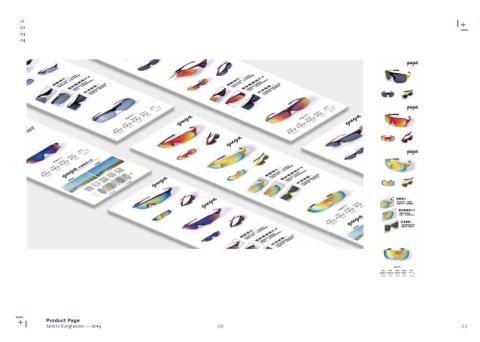 高婉瑄 - 2019 電商運動型眼鏡產品介紹頁面