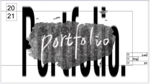 李庭瑜 - 作品集封面 李庭瑜 - 作品集封面