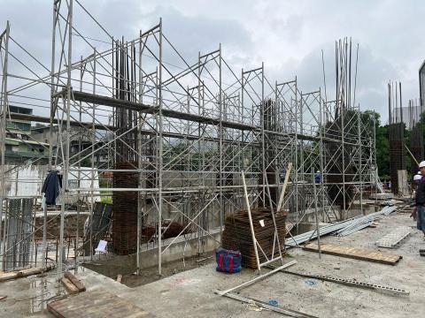 仕意工程行 - 土城新建案（車道塔設施工架）