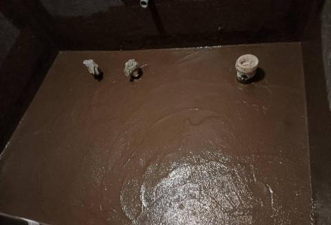 寶鍠企業 - 浴室地板防水層完成實景