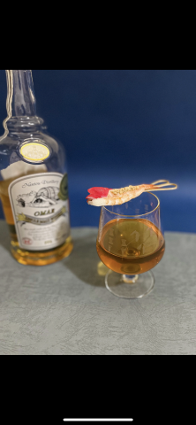 Ling zhou - 威士忌/雪莉酒/糙米醋/金蓮花/蝦油