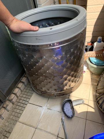 立成綜合水電空調 - 內膽清洗前