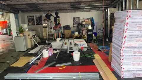 冠融工程行輕隔間輕鋼架暗架造型天花 - 