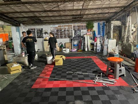 冠融工程行輕隔間輕鋼架暗架造型天花 - 