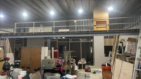 冠融工程行輕隔間輕鋼架暗架造型天花 - 