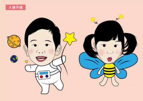 艾米想設計 - 人像手繪