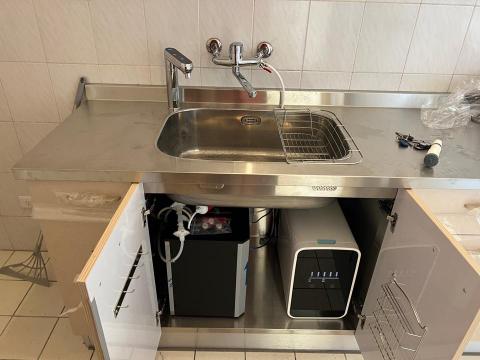 禾業工程 - 高雄小港廚下溫熱機+RO直出機安裝