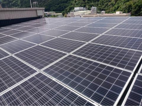 谷益水電工程 - 屋頂太陽能發電系統