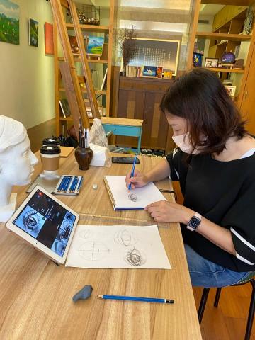 Luna Art Studio藝術工作室 - 素描課程練習