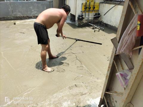 防水、地坪、抓漏、壁癌專家 - 屋頂地坪洩水坡度增加
