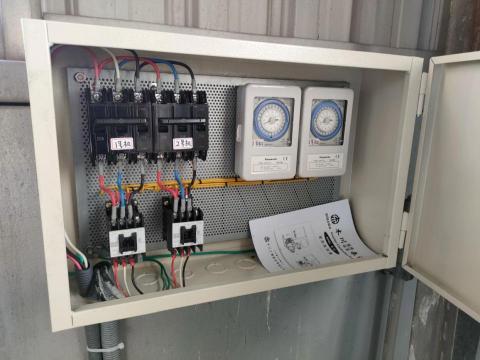 旭昇工程 - 新竹 馬達交替運轉控制盤