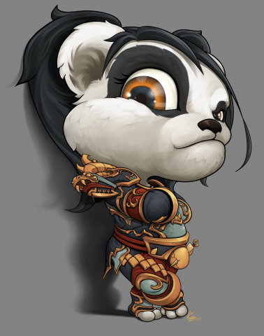 劉明愷 - 魔獸世界_角色Q版委託_熊貓人盜賊