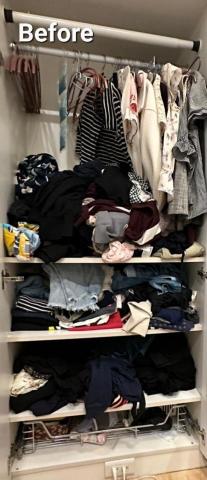 心.整理▪︎Fiona▪︎ - 困擾了業主十多年的問題，衣服幾乎只進不出...