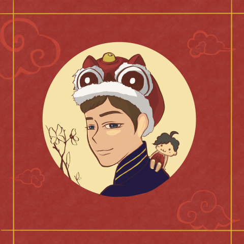 八月 YUMI - 笑林豪傑 "新年大頭貼"