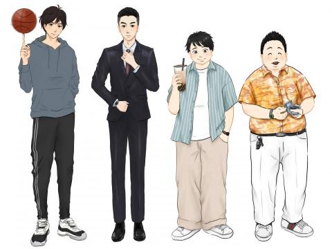 餓女wiwi - 多元男性角色設計