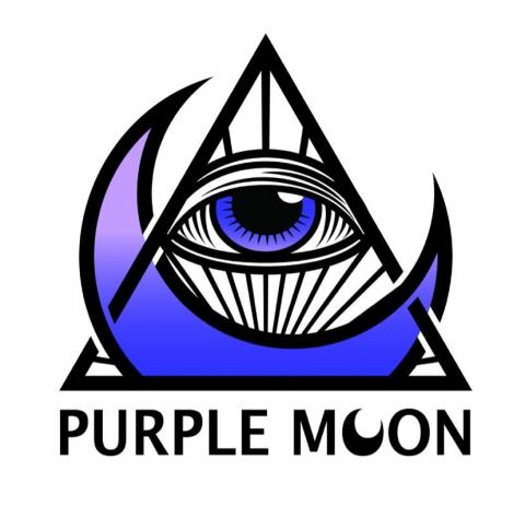 LOCALai@Studio - Purple moon派對商店LOGO設計