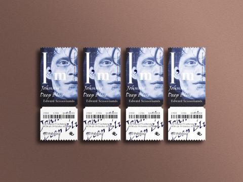 laohutung.design - 票卷視覺設計_ If I'm Johnny Deep blue.