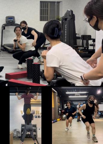 Fitness Coach-凱莉 - 上課實況（拍謝我比較少入鏡）通常都是我會幫學生紀錄居多