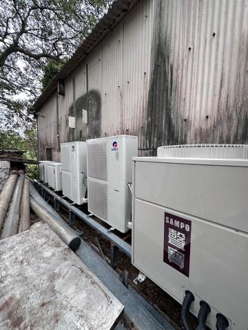 永舜節能有限公司 - 室外機配置 完成嘍! 永舜節能有限公司 - 室外機配置 完成嘍!