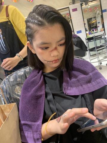via makeup stylist - 兒童萬聖節彩妝
