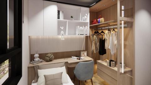 Aaron Liu - 人文風格 (樣品屋) - 次臥室２