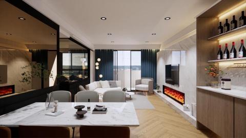 Aaron Liu - 輕奢風格 (實品屋) - 餐廳