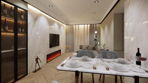 Aaron Liu - 人文風格 (樣品屋) - 餐廳