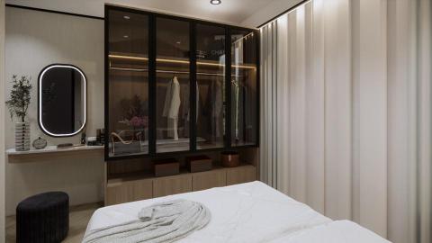 Aaron Liu - 人文風格 (樣品屋) - 主臥室