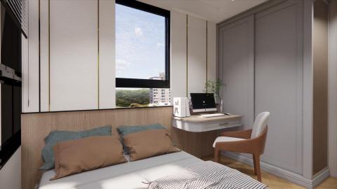 Aaron Liu - 輕奢風格 (實品屋) - 次臥室１