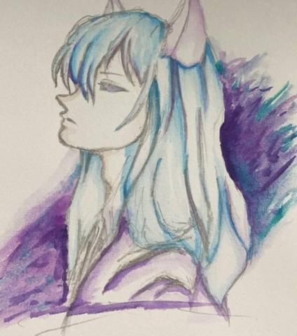 JIA JIA - 這是隨意畫的動漫角色，因為我很喜歡高冷的角色