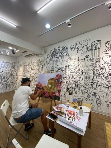 新樂園個人畫室工作室 - 唯藝術畫室油畫課指導