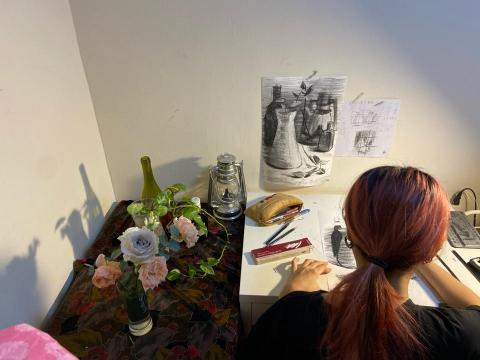 新樂園個人畫室工作室 - 炭筆進階素描考試班