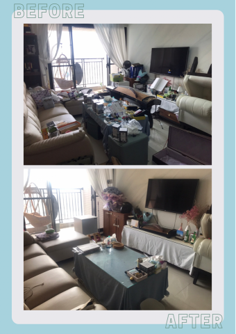 耕心你的家｜整理師 婉君 - 客餐廳整理｜一位整理師 4小時