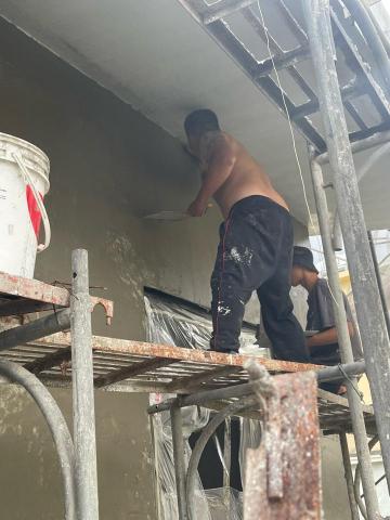 詹健程 - 為了求好品質 還是跟業主商量上印加泥再上石頭漆