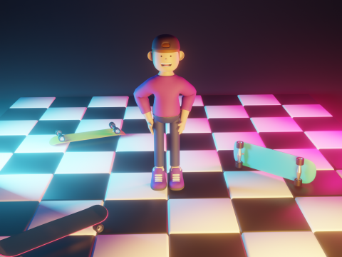 蔡宜倫 - [3D設計] SK8