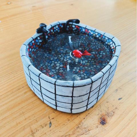 李依蓁 - 陶瓷香氛蠟燭罐創作