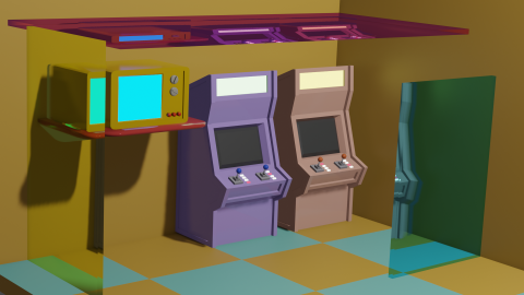 蔡宜倫 - [3D設計] Game room